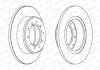 Комплект тормозных дисков (цена за штуку, комплект 2 шт.) задние левая/правая LAND ROVER 110/127, 90 I, DEFENDER, DISCOVERY I, RANGE ROVER I 2.2D-4.3 07.70-02.16 FERODO DDF283C (фото 1)