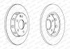 Комплект тормозных дисков (цена за штуку, комплект 2 шт.) передние левая/правая MERCEDES C (W202) 1.8-2.5D 03.93-05.00 FERODO DDF540 (фото 3)
