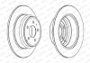 Комплект тормозных дисков (цена за штуку, комплект 2 шт.) задние левая/правая VOLVO 850, C70 I, S70, V70 I 2.0-2.5D 06.91-10.05 FERODO DDF552C (фото 2)
