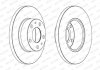 Комплект тормозных дисков (цена за штуку, комплект 2 шт.) передние левая/правая CITROEN JUMPER; FIAT DUCATO; PEUGEOT BOXER 1.9D-2.8D 02.94-06.06 FERODO DDF758 (фото 2)
