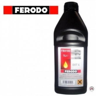 Тормозна рідина DOT 4 FERODO FBX100 (фото 1)