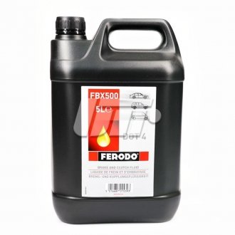 Тормозная жидкость Synthetic DOT4 5L 1ящ.=4шт. FERODO FBX500
