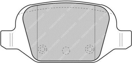 Фото автозапчасти гальмівні колодки, тюнінг FERODO FCP1324H