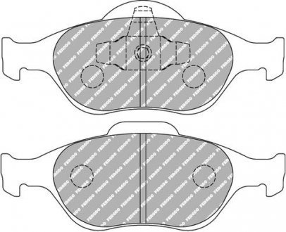 Фото автозапчасти тормозные колодки DS 3000 Performance без дорожных разрешений; передний, FORD FIESTA, FIESTA IV, FIESTA V, FIESTA/MINIVAN, FUSION, KA, PUMA, STREET KA; MAZDA 121 III, 2 1.0-1.8D 08.95-12.12 FERODO FCP1394R