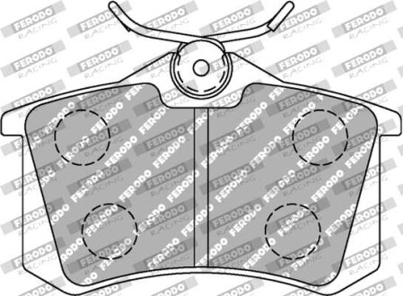 Фото автозапчасти гальмівні колодки (набір) FERODO FCP1491W