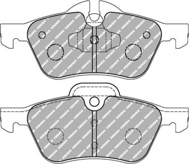 Гальмівні колодки DS 2500 без дозволу на вулицю; спереду, MINI (R50, R53), (R52) 1.4D/1.6 06.01-07.08 FERODO FCP1499H