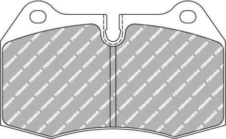 Фото автозапчасти гальмівні колодки (набір) FERODO FCP1561W