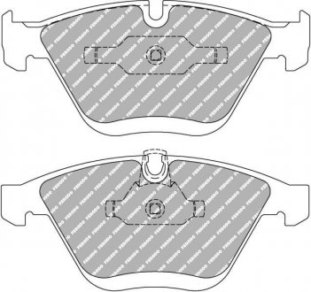 Фото автозапчасти тормозные колодки DS 3000 Performance без дорожных разрешений; передний, BMW 1 (E82), 3 (E90), 3 (E91), 3 (E92), 3 (E93), 5 (E60), 5 (E61), 6 (E63), 6 (E64), 7 (E65, E66 2.0-6.0 07.01-08.16 FERODO FCP1628R
