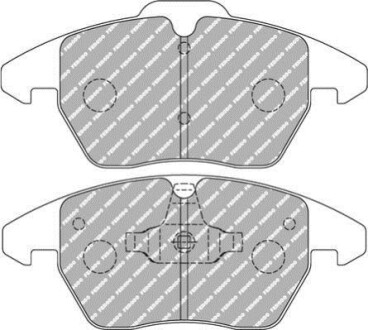 Фото автозапчасти гальмівні колодки, тюнінг FERODO FCP1641W
