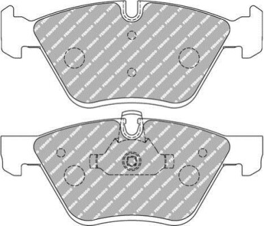 Фото автозапчасти гальмівні колодки (набір) FERODO FCP1773H