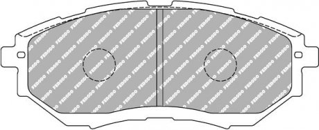 Фото автозапчасти тормозные колодки DS 2500 Performance без дорожных разрешений; передний, SUBARU BRZ, FORESTER, LEGACY IV, LEGACY V, LEGACY VI, LEVORG, OUTBACK, TRIBECA, WRX 1.6-3.6 09.03- FERODO FCP1984H