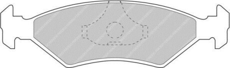 Фото автозапчастини гальмівні колодки, тюнінг FERODO FCP206H