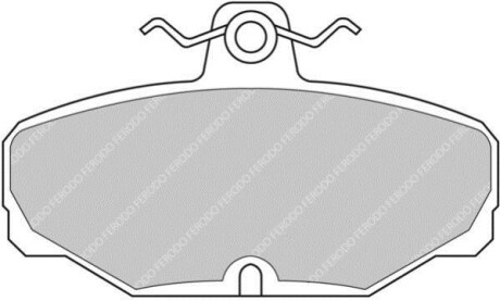 Фото автозапчасти гальмівні колодки, тюнінг FERODO FCP408H