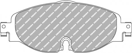 Фото автозапчасти тормозные колодки DS 2500 Performance без дорожных разрешений; передний, AUDI A3, Q2, Q3, TT; CUPRA FORMENTOR; SEAT ATECA, LEON, LEON SC, LEON SPORTSTOURER, LEON ST 1.0-Electric 04.12- FERODO FCP4433H