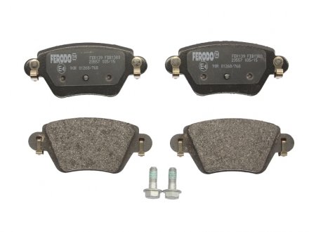 Комплект тормозных колодок задних RENAULT KANGOO, KANGOO EXPRESS 1.2-1.9D 02.00- FERODO FDB1380