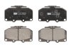 Комплект тормозных колодок передний NISSAN 200SX, SKYLINE; SUBARU IMPREZA 2.0/2.5 10.93-12.07 FERODO FDB1433 (фото 1)