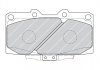 Комплект тормозных колодок передний NISSAN 200SX, SKYLINE; SUBARU IMPREZA 2.0/2.5 10.93-12.07 FERODO FDB1433 (фото 3)