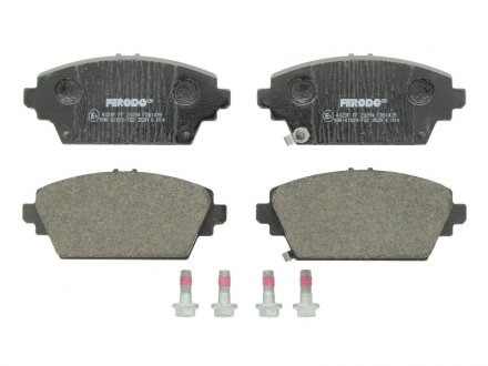 Комплект тормозных колодок передний HONDA ACCORD VI; MG MG ZR, MG ZS 1.8-2.5 10.98-10.05 FERODO FDB1439 (фото 1)