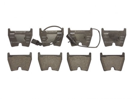Комплект тормозных колодок передний AUDI A6 C5; LAMBORGHINI DIABLO, GALLARDO, GALLARDO SPYDER, MURCIÉLAGO; Volkswagen PHAETON 3.0D-6.5 01.98- FERODO FDB1664 (фото 1)