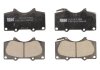 Фото автозапчасти колодки тормозные LEXUS GX/LX, MITSUBISHI PAJERO IV, TOYOTA FJ CRUISER/HILUX VII/HILUX VIII/LAND CRUISER PRADO 1GD-FTV-6G75 &gt;2001 передний (с датчиком) FERODO FDB1698 (фото 1)