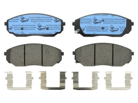 Комплект гальмівних колодок спереду KIA SORENTO I; MAZDA 626 II 1.6-3.5 11.82-12.11 FERODO FDB1735