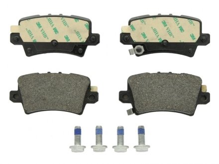 Комплект гальмівних колодок задній (з напрямними гвинтами гальмівного супорта) HONDA CIVIC VIII 1.4-2.2D 09.05- FERODO FDB1862 (фото 1)