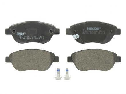 Комплект тормозных колодок передний (с направляющими винтами тормозного суппорта) OPEL CORSA D 1.3D 07.06-08.14 FERODO FDB1919