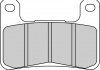 Фото автозапчасти передние тормозные колодки, назначение: гоночные, материал: sinter-XRAC, 71,7x50,3x7,8 мм SUZUKI GSX, GSX-R 600/1000/1340 2004-2012 FERODO FDB2178XRAC (фото 2)