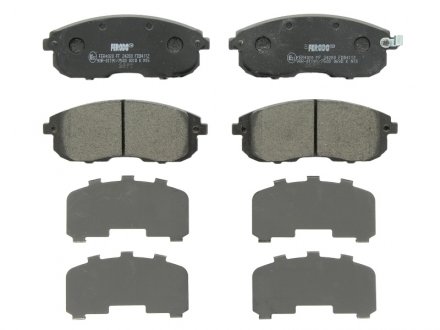 Комплект тормозных колодок передний FIAT SEDICI; NISSAN CUBE; SUZUKI SX4 1.5-1.9D 06.06- FERODO FDB4112 (фото 1)