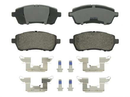 Комплект гальмівних колодок передній (з напрямними гвинтами гальмівного супорта) FORD FIESTA VI, KA+ III; SUZUKI SWIFT V 1.0-1.6D 06.08- FERODO FDB4179