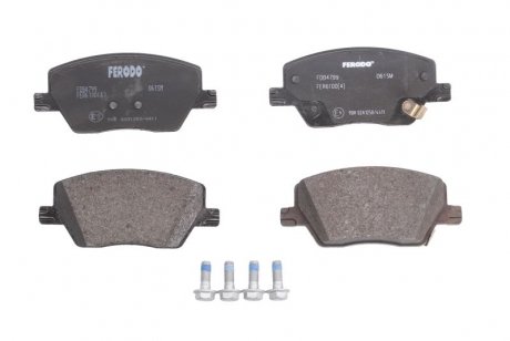 Комплект гальмівних колодок спереду FIAT TIPO 1.3D-1.6D 10.15-10.20 FERODO FDB4799 (фото 1)