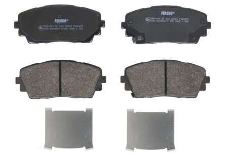 Комплект тормозных колодок передний KIA PICANTO II 1.0/1.0LPG/1.2 05.11-03.17 FERODO FDB4825
