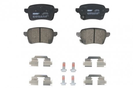 Комплект тормозных колодок задних FIAT 500L, TIPO; OPEL ADAM, CORSA E 1.0-1.6D 09.12- FERODO FDB4879 (фото 1)