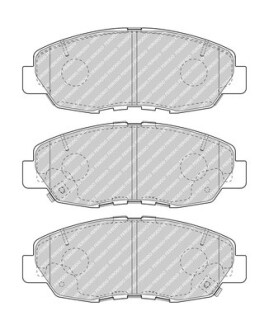Фото автозапчастини гальмівні колодки, дискові FERODO FDB5022