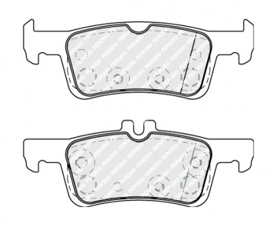 Фото автозапчасти комплект тормозных колодок задних FORD FIESTA VII 1.0-1.5D 05.17- FERODO FDB5130