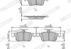 Фото автозапчасти комплект тормозных колодок задних HONDA CIVIC X, E 1.0-Electric 08.16- FERODO FDB5240 (фото 2)