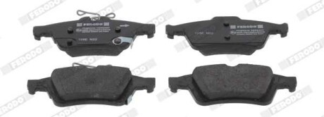 Фото автозапчасти колодки гальмівні (задні) Ford C-Max/Focus/Kuga/Transit Connect 10-/Citroen C4 09-/Volvo 04- FERODO FDB5245 (фото 1)