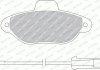 Комплект тормозных колодок передний FIAT PANDA, PUNTO, SEICENTO / 600; FORD KA; LANCIA Y 0.9-1.7D 09.93- FERODO FDB925B (фото 2)