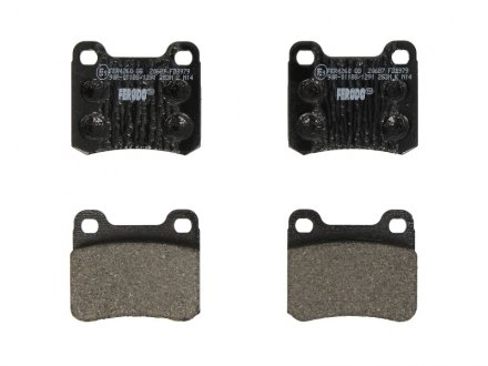 Комплект тормозных колодок задних MERCEDES 124 (C124), 124 (W124), 190 (W201), C (W202), E (C124), E T-MODEL (S124), E (W124) 1.8-3.0D 04.84-05.00 FERODO FDB979 (фото 1)