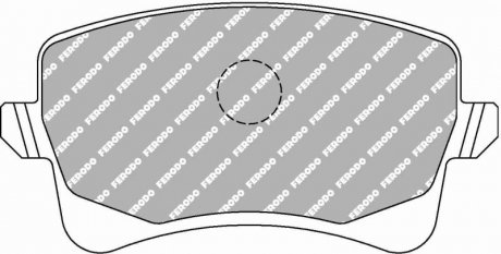 Фото автозапчасти тюнинг тормозных колодок, омологация для улицы; задняя часть, резиновая смесь AUDI A4 ALLROAD B8, A4 B8, A5, A6 ALLROAD C7, A6 C7, A7, Q5; PORSCHE MACAN 1.8-4.2 06.07- FERODO FDS4050
