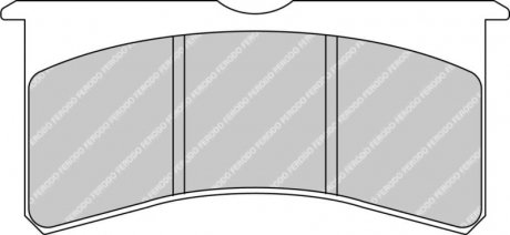 Фото автозапчасти тормозные колодки - профессиональные DS1.11; перед, FIESTA R2, AP RACING FERODO FRP3097W