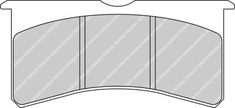 Фото автозапчасти гальмівні колодки, тюнінг FERODO FRP3097Z