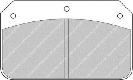 Фото автозапчасти гальмівні колодки FERODO FRP502R