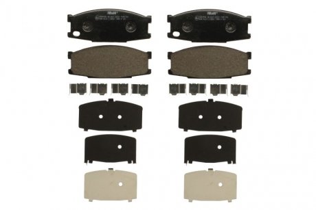 Комплект тормозных колодок передний MITSUBISHI CANTER (FE5, FE6) VI 2.8D/3.0D 08.96- FERODO FVR1701 (фото 1)