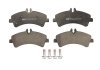 Комплект гальмівних колодок задній (з напрямними гвинтами гальмівного супорта) MERCEDES SPRINTER 4,6-T (B906), SPRINTER 5-T (B906); Volkswagen CRAFTER 30-35, CRAFTER 30-50 1.8-3.5 04.06- FERODO FVR1779 (фото 2)