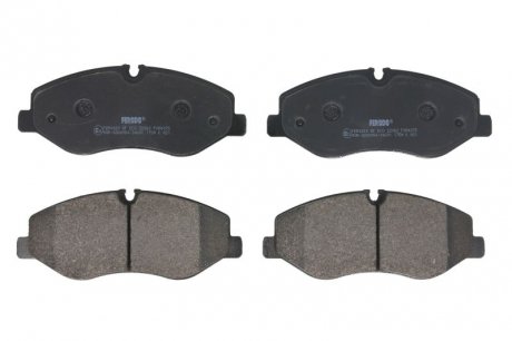 Комплект тормозных колодок передний MERCEDES MARCO POLO CAMPER (W447), V (W447), VITO MIXTO (DOUBLE CABIN), VITO TOURER (W447), VITO (W447) 1.6D-2.2D 03.14- FERODO FVR4375 (фото 1)
