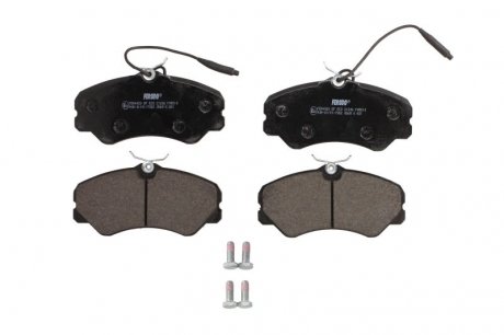 Комплект тормозных колодок передний CITROEN C25; FIAT DUCATO; PEUGEOT 206, J5 1.1-2.5D 09.81-02.07 FERODO FVR510