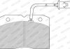 Комплект гальмівних колодок спереду IVECO DAILY II 2.5D 01.89-08.98 FERODO FVR655 (фото 2)
