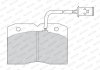 Комплект тормозных колодок передний IVECO DAILY II 2.5D 01.89-08.98 FERODO FVR655 (фото 3)