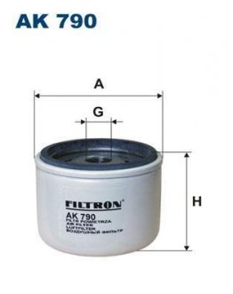 Фільтр повітря FILTRON AK790 (фото 1)